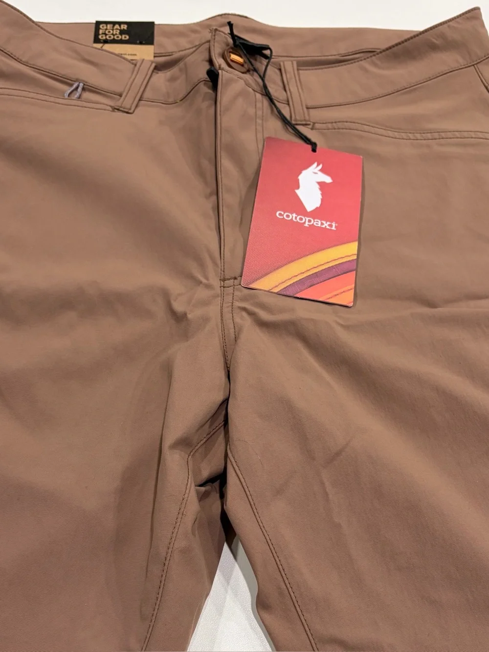 Cotopaxi Men's 32 Coraje Tech Shorts Reishi NWT Tan UPF 50+ 8